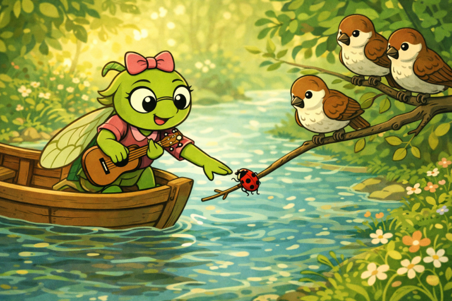 La mariquita y la canción del río -Hormitrópolis